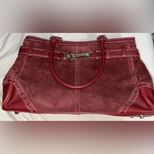 Vintage Coach Suede Purse